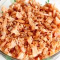 ポチャポチャおふろ's cooksnap of when they made 超簡単！ゴマ香る、鮭ふりかけ.
