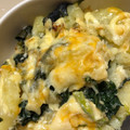 mizumelo's cooksnap of when they made じゃがいもとほうれん草のチーマヨ焼き.