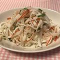 ヴィーナスけい's cooksnap of when they made 大根とカニかまの粒マスタードマヨサラダ.