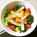 ふれんでぃあ's cooksnap of when they made ♡温野菜サラダ＆熱々わさびドレッシング♡.