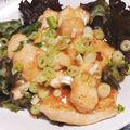風にふかれてysam's cooksnap of when they made 鶏胸肉のネギ味噌ソースがけ (2種類).