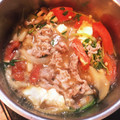 くーー〜's cooksnap of when they made トマトすき焼き.
