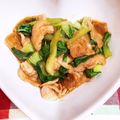 yyyui♡'s cooksnap of when they made チンゲン菜と豚肉の豆板醤炒め煮.