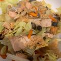 ポメちょん's cooksnap of when they made 美味しく野菜！鮭のちゃんちゃん焼き❁˚.
