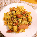 りっこ1210's cooksnap of when they made 簡単！じゃが芋とウインナの卵炒め.