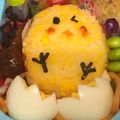 ゆっきん♪'s cooksnap of when they made 簡単ひよこの誕生弁当.