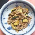 水無月328's cooksnap of when they made 絶品☆豚肉と舞茸とズッキーニの辛味噌炒め.