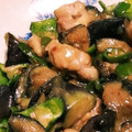 呉介nyao's cooksnap of when they made 鶏肉と茄子とピーマンの味噌炒め.