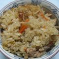 ひ・な・た's cooksnap of when they made 鶏ごぼう炊き込みご飯.