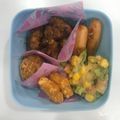 ❁Abake❁'s cooksnap of when they made ピーマン・コーン・ウインナーのかき揚げ.