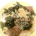 かぴーな's cooksnap of when they made 残り物の刺身 づけ丼のたれ.