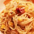 Nöööla♡'s cooksnap of when they made 簡単♪コーンたっぷりクリームスープパスタ.