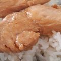 甘党ですが's cooksnap of when they made ★丼弁当★鶏の照り焼き丼.