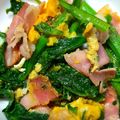 まん丸みかリン's cooksnap of when they made 菜の花とベーコンの炒め物.