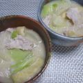 ジョングレ's cooksnap of when they made すっきり鮭の粕汁&お肉たっぷり粕汁♪.