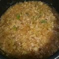 クック9MNDA1☆'s cooksnap of when they made 大根がメインの味噌味丼♪豚肉ちょっと.