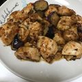 みー３２'s cooksnap of when they made 簡単♡なすと胸肉のスイートチリ炒め.