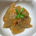 ☆くらこ☆'s cooksnap of when they made ヘルシーこんにゃく味噌&コチュジャン田楽.