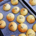 みみこままこ☆'s cooksnap of when they made ホットケーキミックスと豆腐で簡単あんパン.