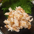 クックZCV6BF☆'s cooksnap of when they made 鶏肉とみょうがの梅肉和え.