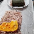 うね子ちゃん's cooksnap of when they made 沖縄のコンビニ定番ポーク卵おにぎり！.