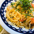 ファミ吉's cooksnap of when they made 簡単♪ツナとトマトの和風しそパスタ♡.