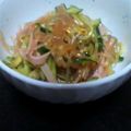 がぽぅ's cooksnap of when they made 春雨&きゅうりの中華ｻﾗﾀﾞ.*゜.