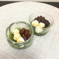 ☆こまっと☆'s cooksnap of when they made 抹茶の白玉あんみつ.
