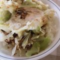 たいがちん's cooksnap of when they made 春キャベツの親子巣ごもり丼.