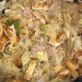 ☆ゆなふみ☆'s cooksnap of when they made 白菜と油揚げの煮物～覚書きとして～.