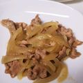 あ～ちゃんさ～ちゃん's cooksnap of when they made 作り置き☆豚こまと玉ねぎの生姜焼き.