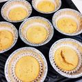 ♡takeHiRO♡'s cooksnap of when they made 白すり胡麻きな粉蒸しパンレンジ加熱3分.