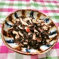 赤い電話's cooksnap of when they made 蓮根とひじきの梅ごまあえ.