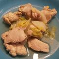 ぴあののりこ's cooksnap of when they made 簡単！鶏肉と白菜の酒蒸し.
