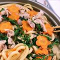 0nohaha's cooksnap of when they made 簡単味噌煮込みうどん(*´ᗜ`*).