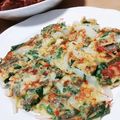 ちくぞーの妻's cooksnap of when they made 大量消費☆大葉たっぷりチヂミ.