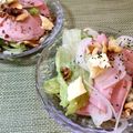 horseland's cooksnap of when they made 包丁不要パストラミビーフのかさ増しサラダ.