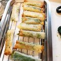 オアシス☆彡's cooksnap of when they made 大葉とチーズを焼売の皮でクルクル～♪.