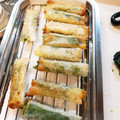 オアシス☆彡's cooksnap of when they made 大葉とチーズを焼売の皮でクルクル～♪.