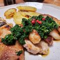 finedayみく's cooksnap of when they made 豚ステーキのパセリソースのせ.