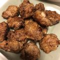 makosaka's cooksnap of when they made 簡単☆豚こま肉de唐揚げ.