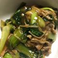 ベルMKJ☆'s cooksnap of when they made 豚肉とチンゲンサイのオイスターソース炒め.