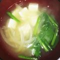 ムーミン☆ママ's cooksnap of when they made ほうれん草と豆腐の味噌汁.