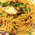 ＄ophie's cooksnap of when they made すだちで！オイルサーディンの和風パスタ.