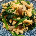 ゆみらんたん's cooksnap of when they made ほうれん草と炒り卵の中華風和え.