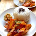 YUH♡ママ's cooksnap of when they made ◆じゃがいもとチキンのケチャップ炒め◆.
