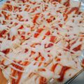 Kいこちゃん's cooksnap of when they made 食パンのミミで簡単スティックピザ！.