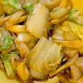 とむ子。's cooksnap of when they made 白菜とキノコのパパっと炒め★簡単副菜.