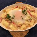 nuit's cooksnap of when they made 簡単ランチに！ツナマヨうどんグラタン.