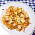 ﾁｲﾁｬﾝﾏﾏ's cooksnap of when they made 明太マヨの餅チーズピザ (๑´ڡ`๑)♡.